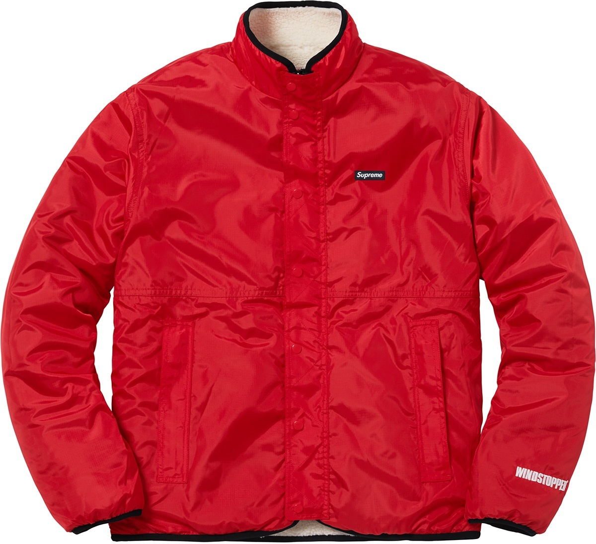 Reversible Logo Fleece Jacket view 18